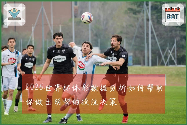 2026世界杯体彩数据分析如何帮助你做出明智的投注决策